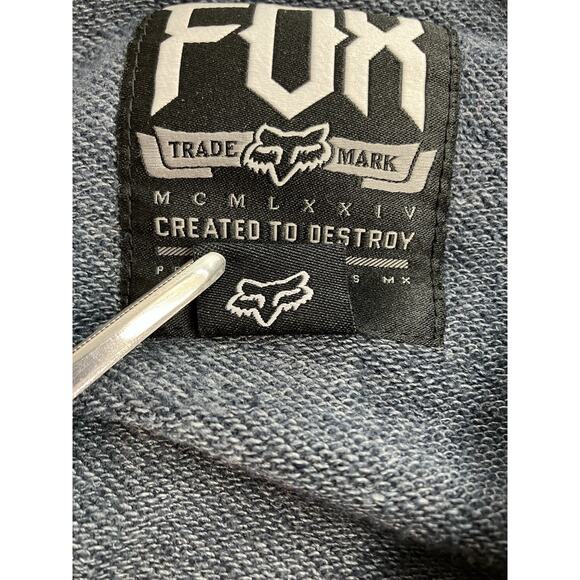 Fox Head Slim Fit Long Sleeve Sweatshirt Men’s Size S - Picture 5 of 11